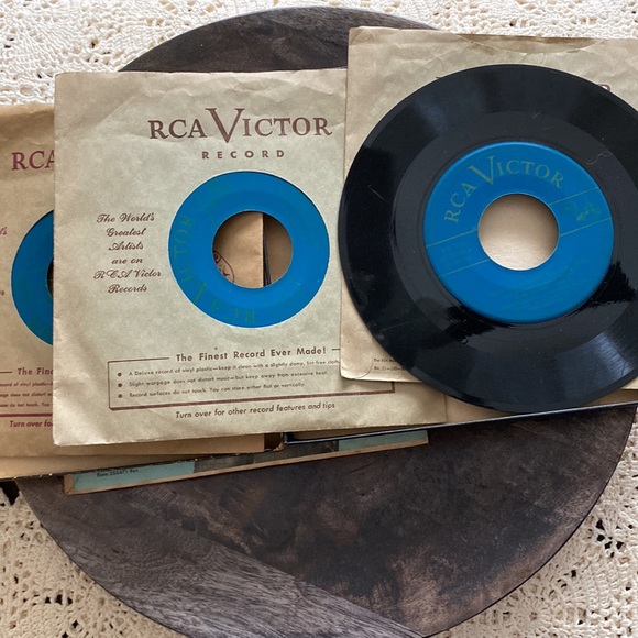 Vtg 45 rpm records ANDRE PREVIN by request three little words decor or vinyl art - Picture 9 of 9